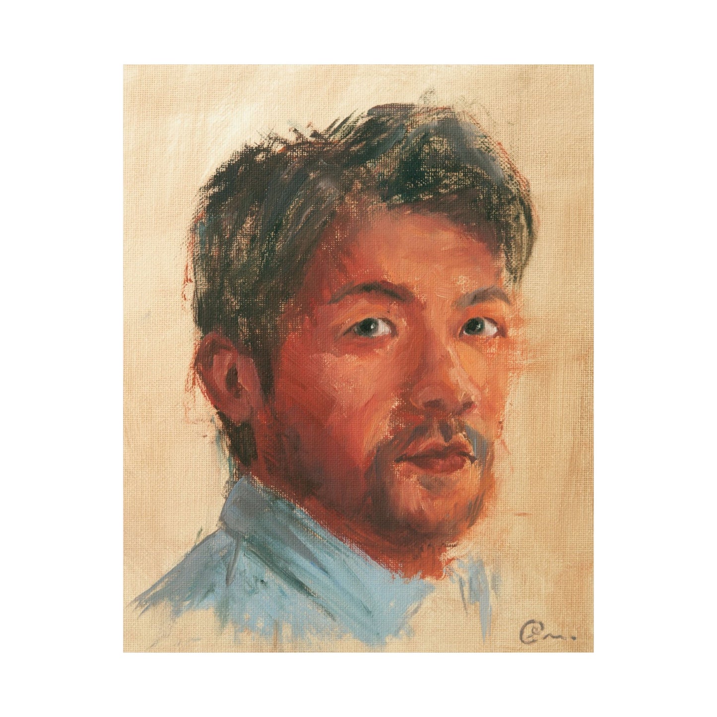 "Jian" - Oil Portriait Print (Day 283)