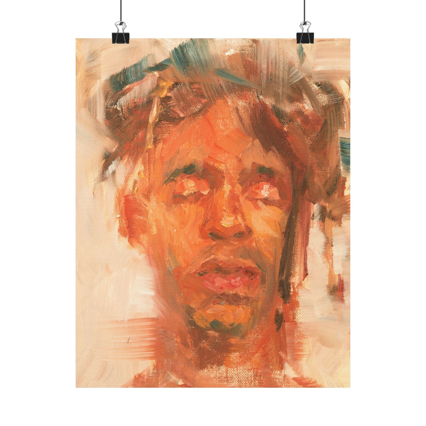 "Jad" - Oil Portriait Print (Day 256)