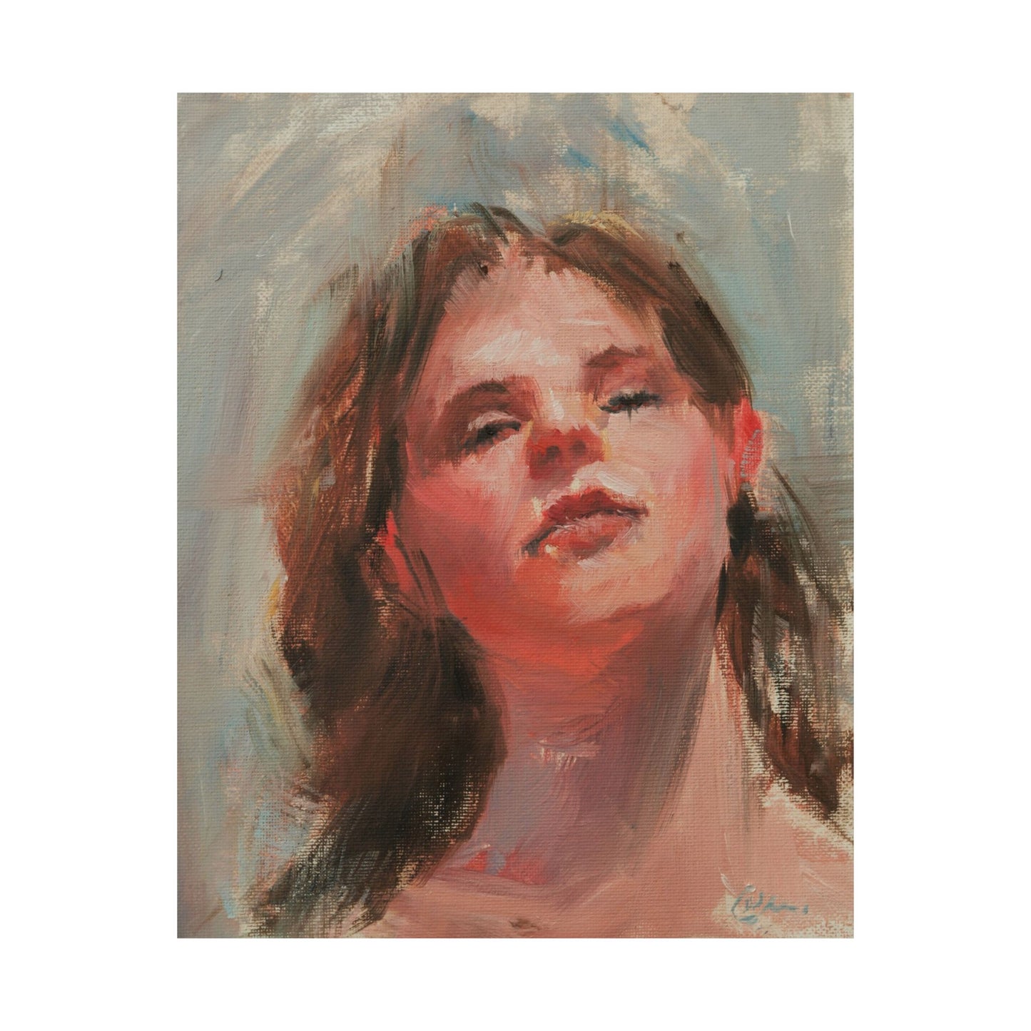 "Estella" - Oil Portriait Print (Day 161)