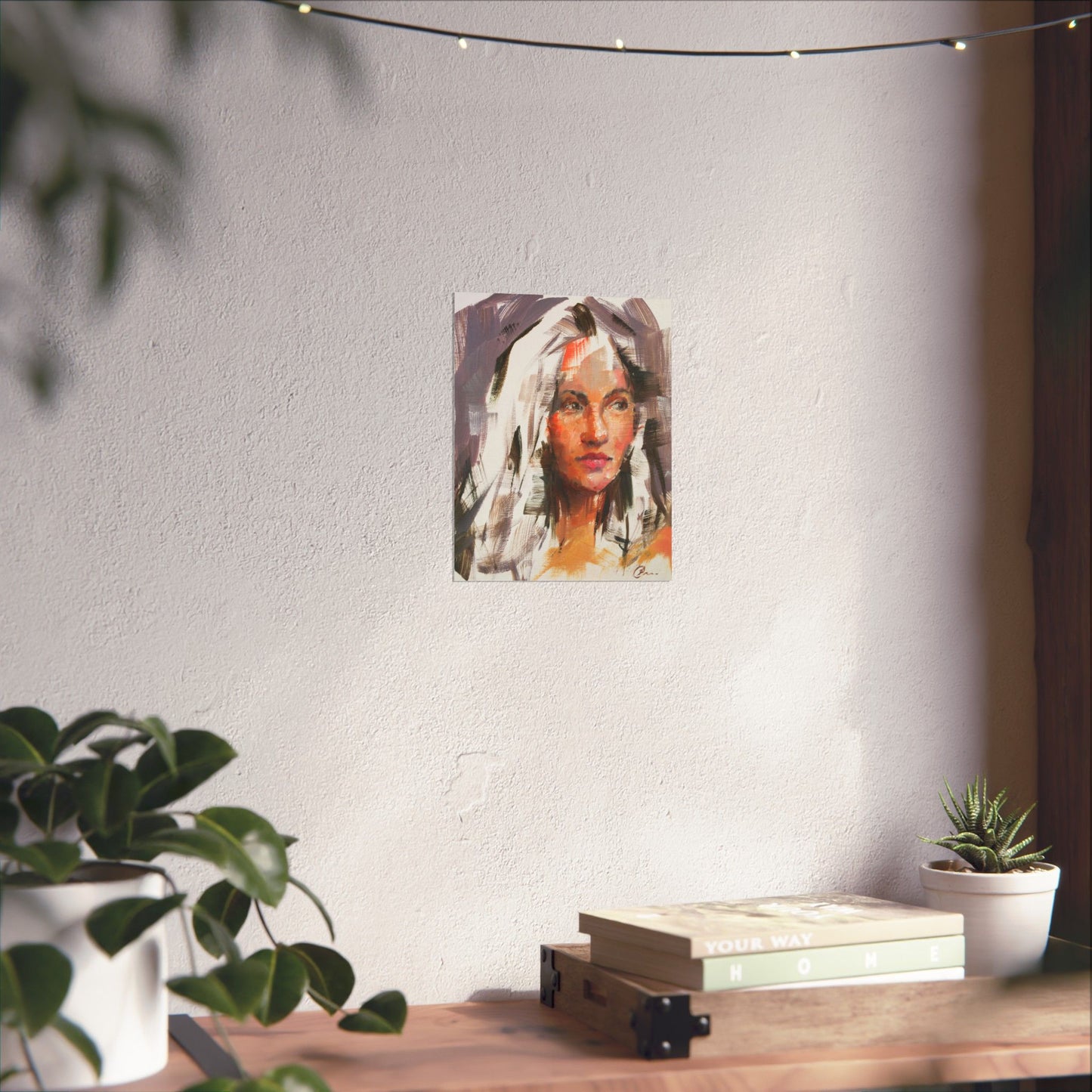 "Victoria" - Oil Portriait Print (Day 105)