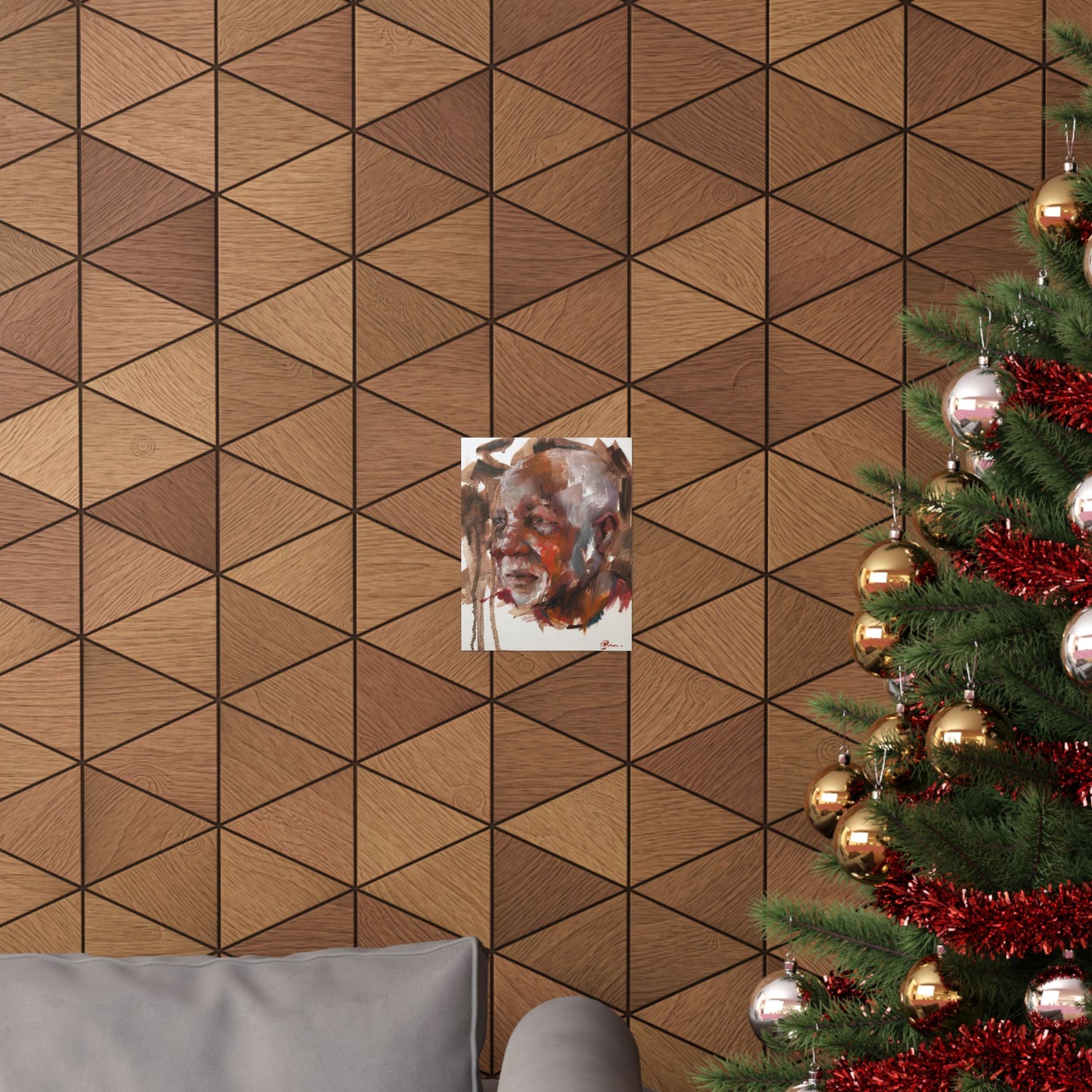 "Desmond" - Oil Portriait Print (Day 104)