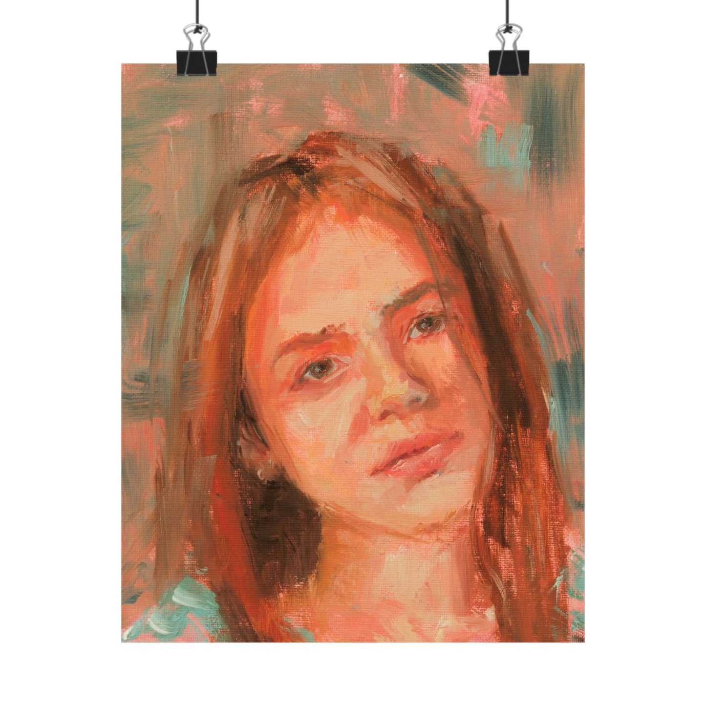 "Sybil" - Oil Portriait Print (Day 214)