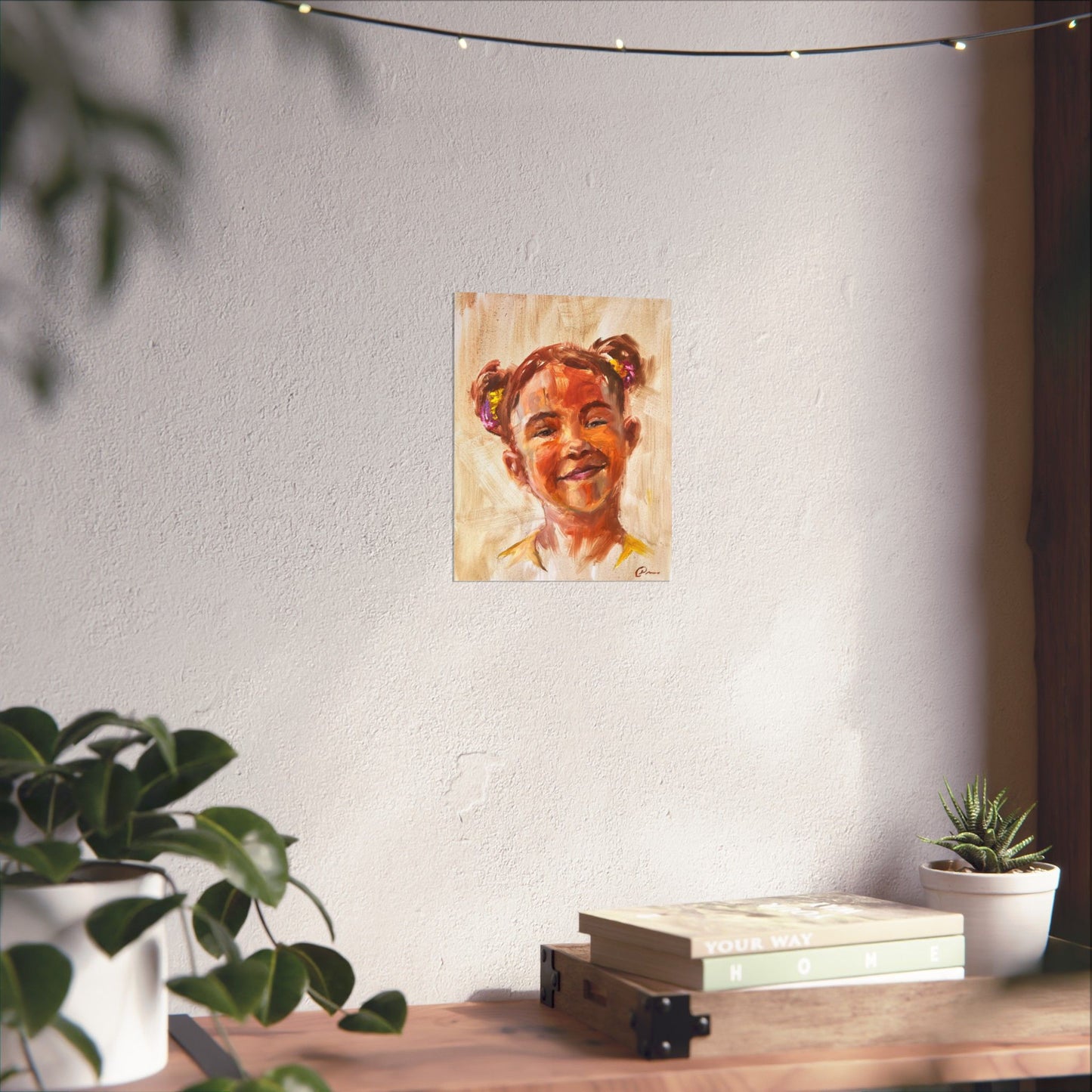 "Ayla" - Oil Portriait Print (Day 117)