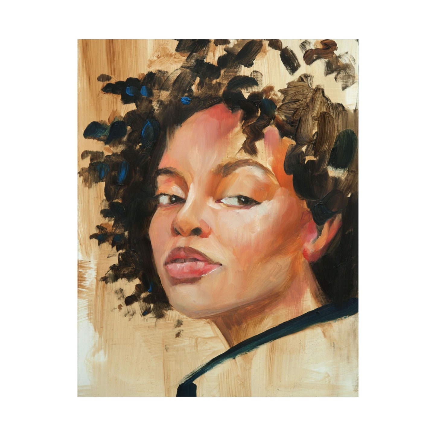 "Faith" - Oil Portriait Print (Day 6)