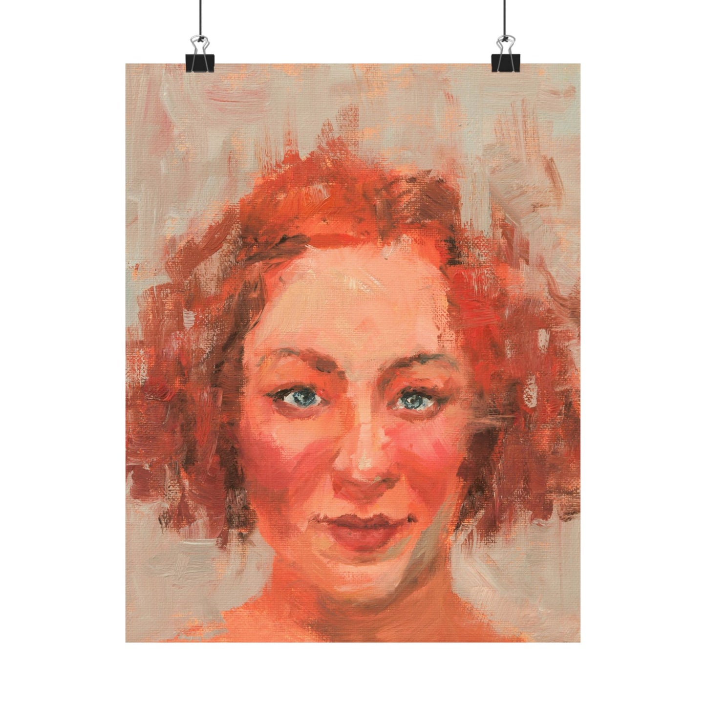 "Anabelle" - Oil Portriait Print (Day 211)