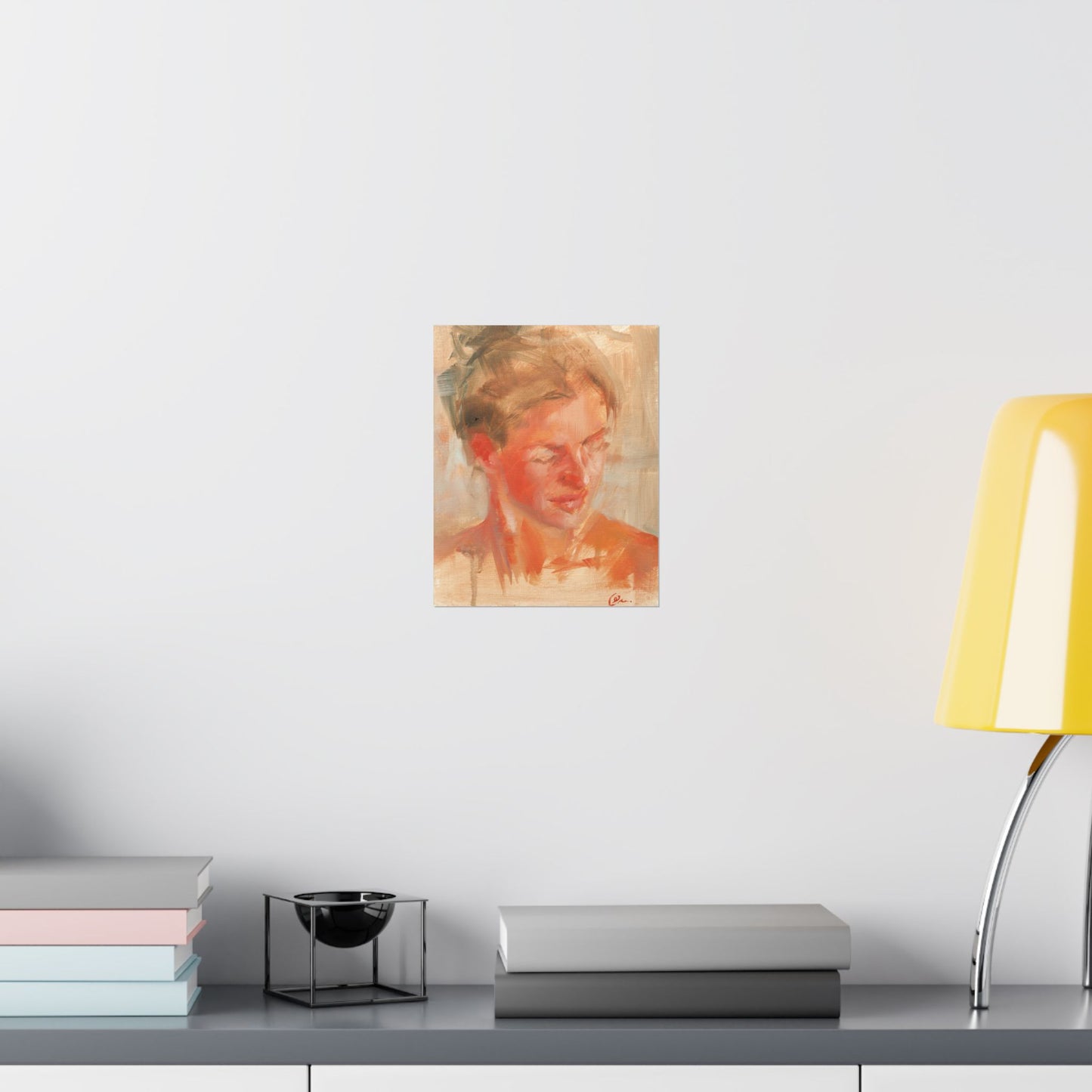 "Adelia" - Oil Portriait Print (Day 125)