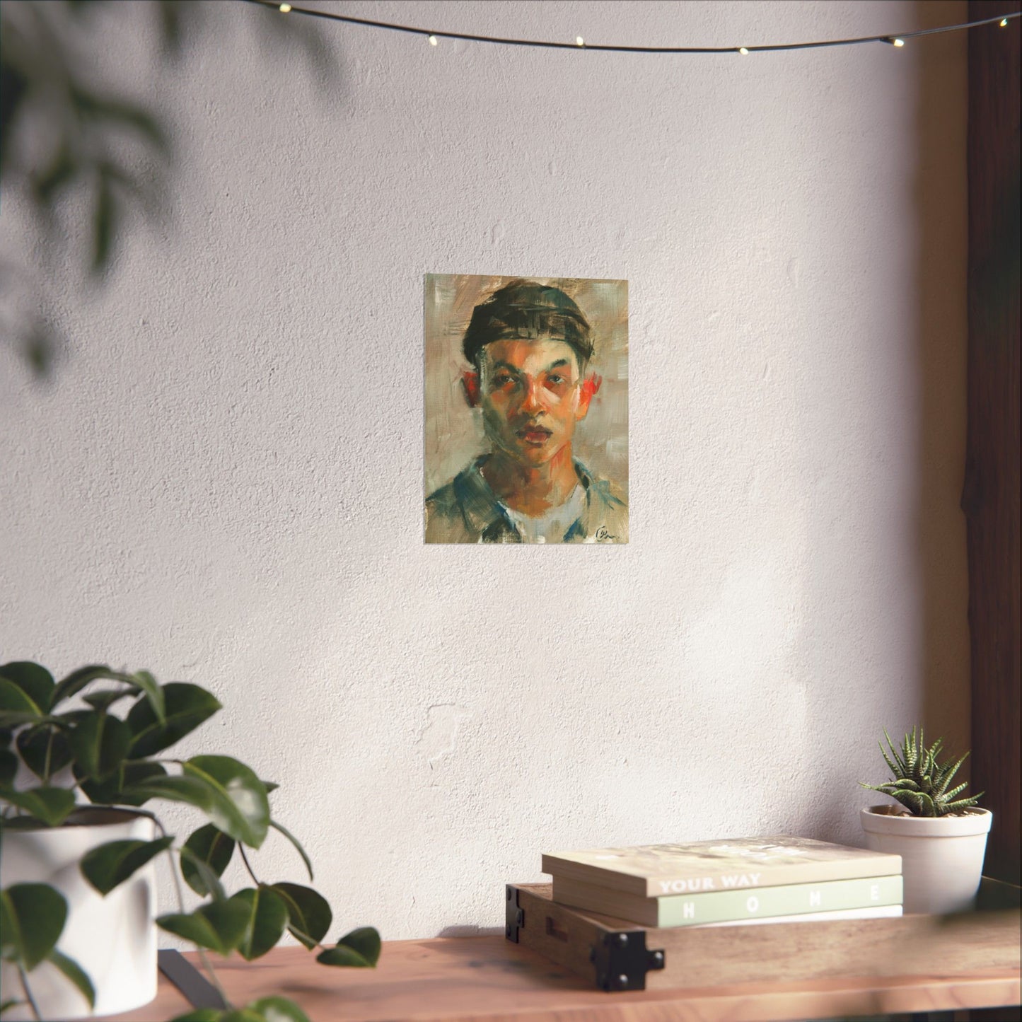 "Eric" - Oil Portriait Print (Day 130)