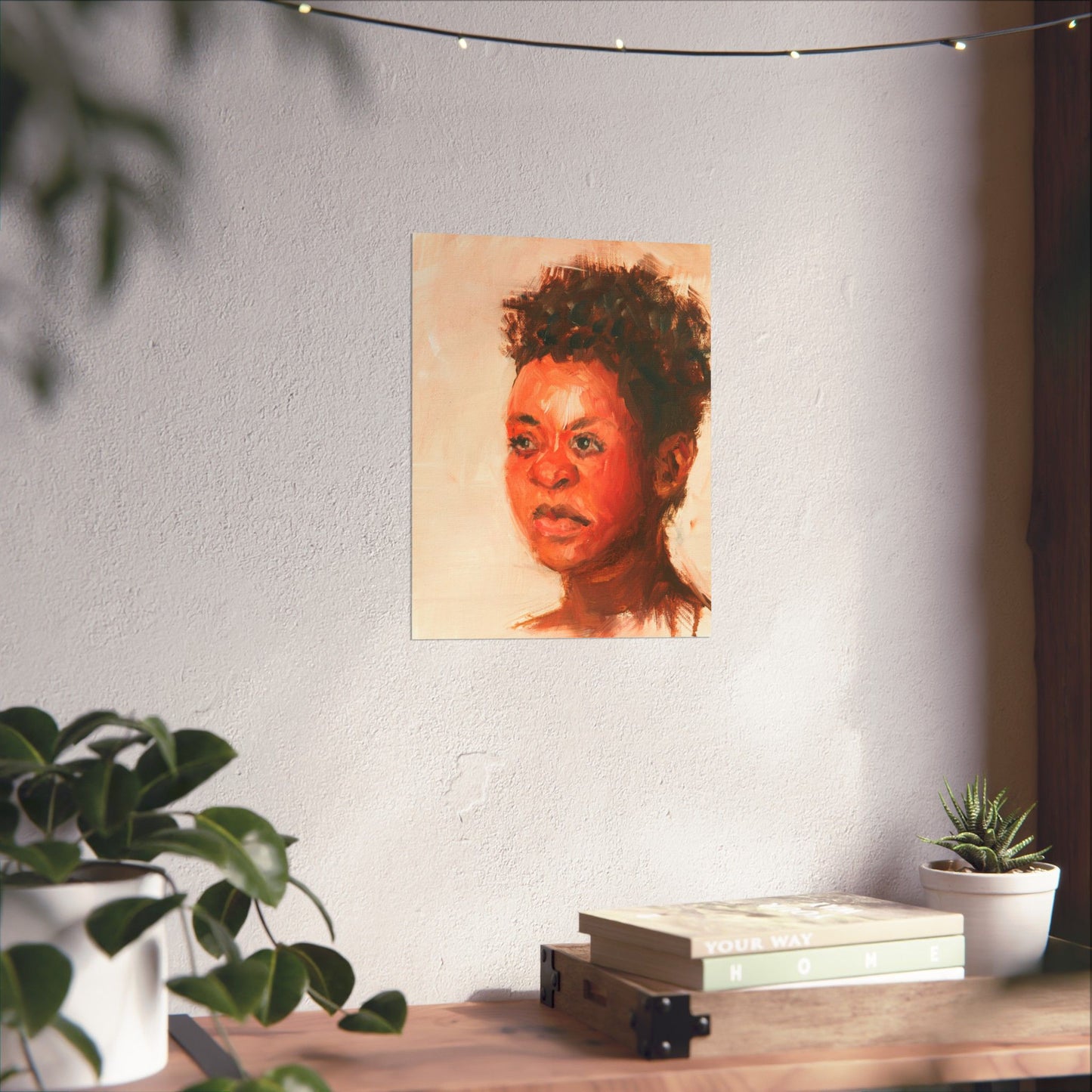 "Freya" - Oil Portriait Print (Day 251)