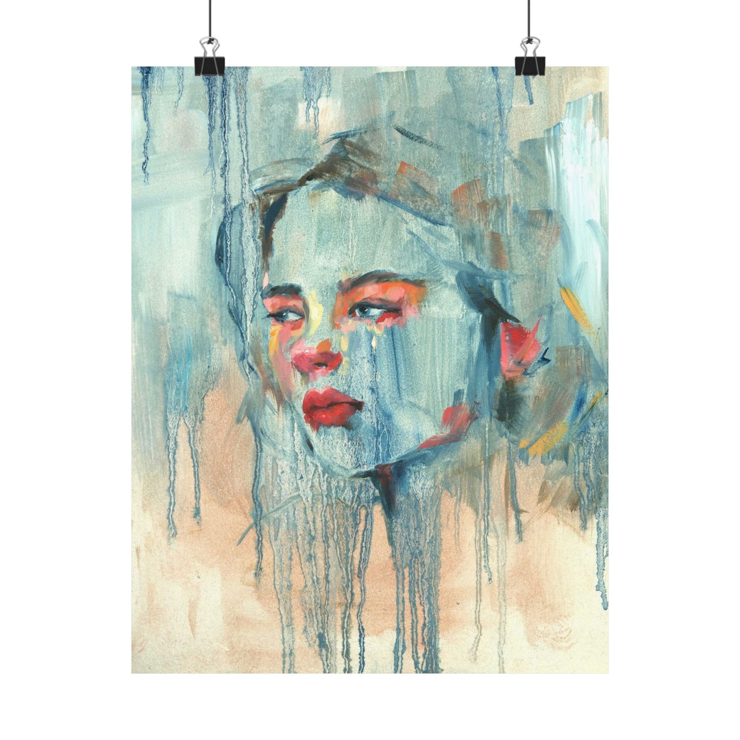 "Patience" - Oil Portriait Print (Day 40)