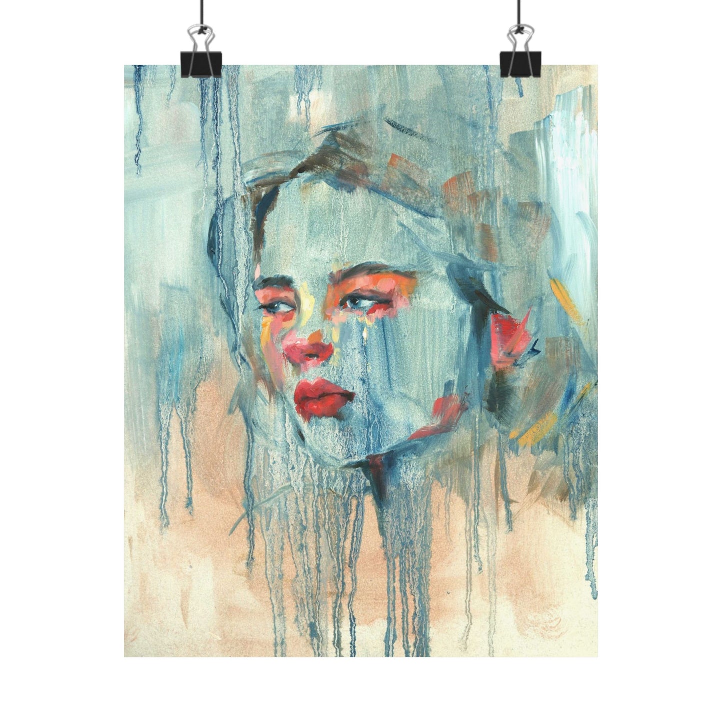 "Patience" - Oil Portriait Print (Day 40)