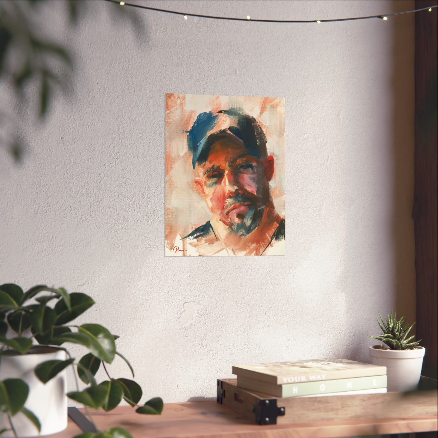 "Winston" - Oil Portriait Print (Day 122)