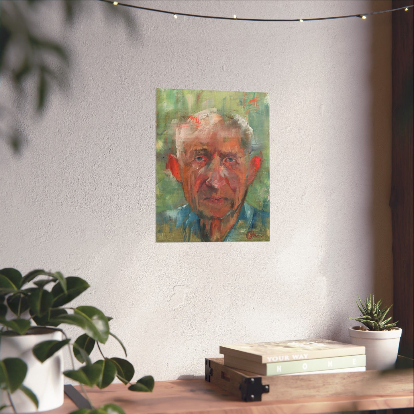 "Filipo" - Oil Portriait Print (Day 90)