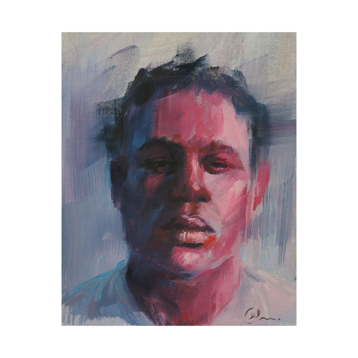 "Abel" - Oil Portriait Print (Day 221)