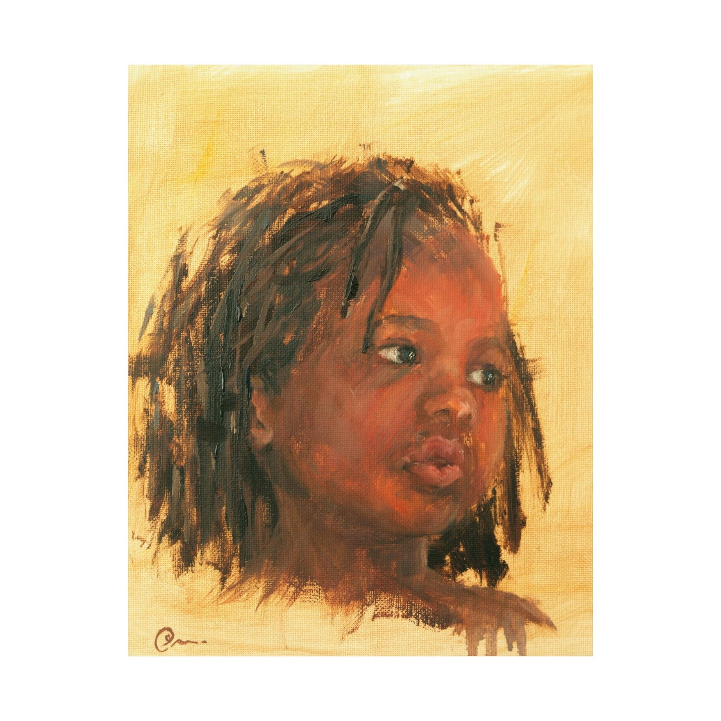 "Nina" - Oil Portriait Print (Day 290)