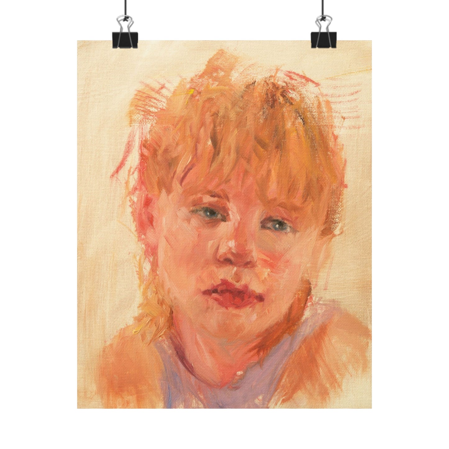 "Riley" - Oil Portriait Print (Day 280)