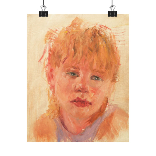 "Riley" - Oil Portriait Print (Day 280)