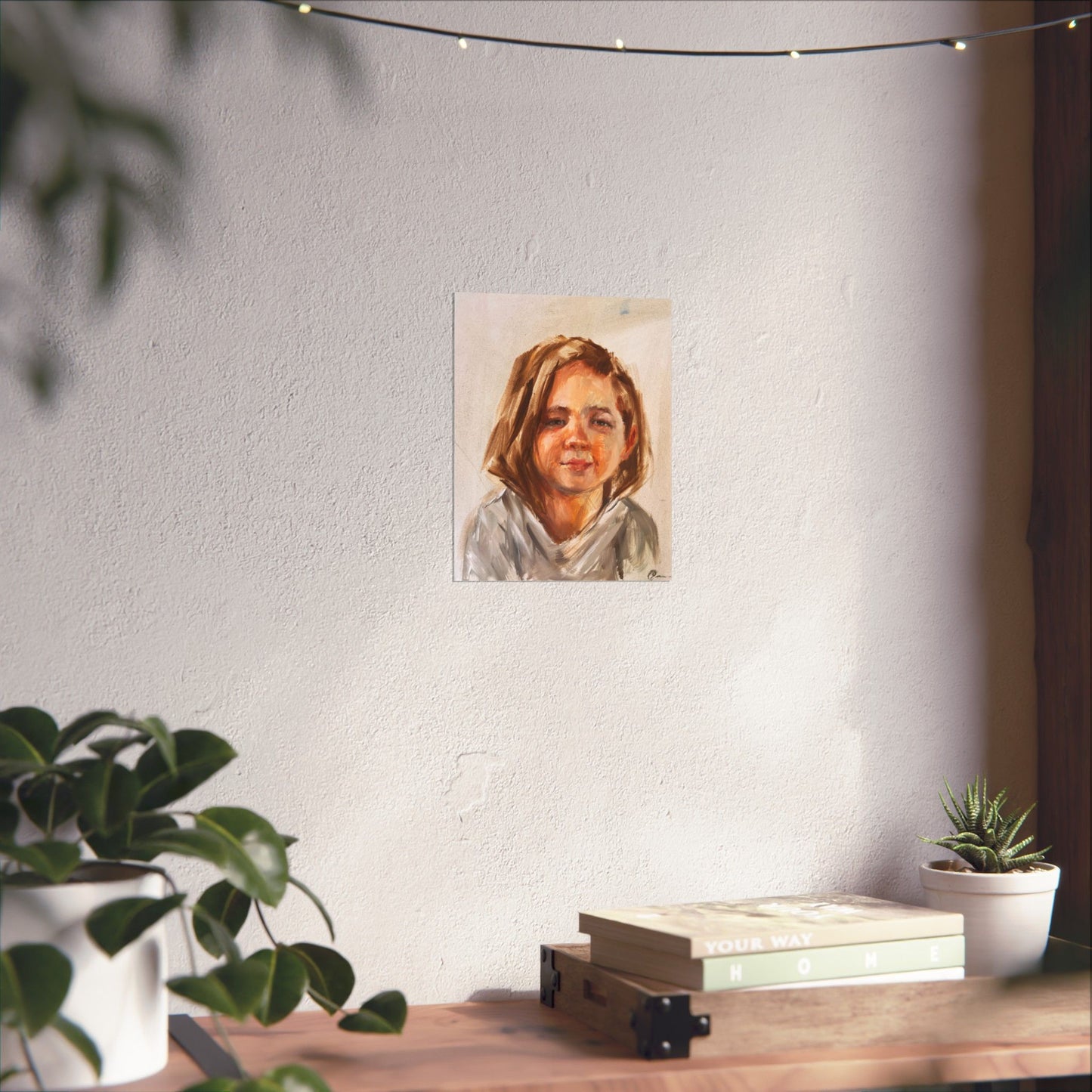 "Susi" - Oil Portriait Print (Day 108)