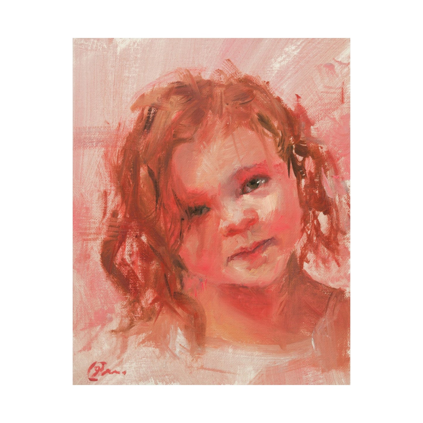 "Rose" - Oil Portriait Print (Day 159)
