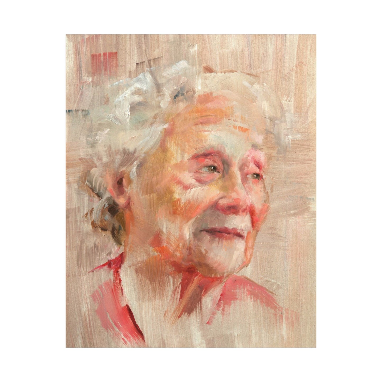 "Lucinda" - Oil Portriait Print (Day 57)