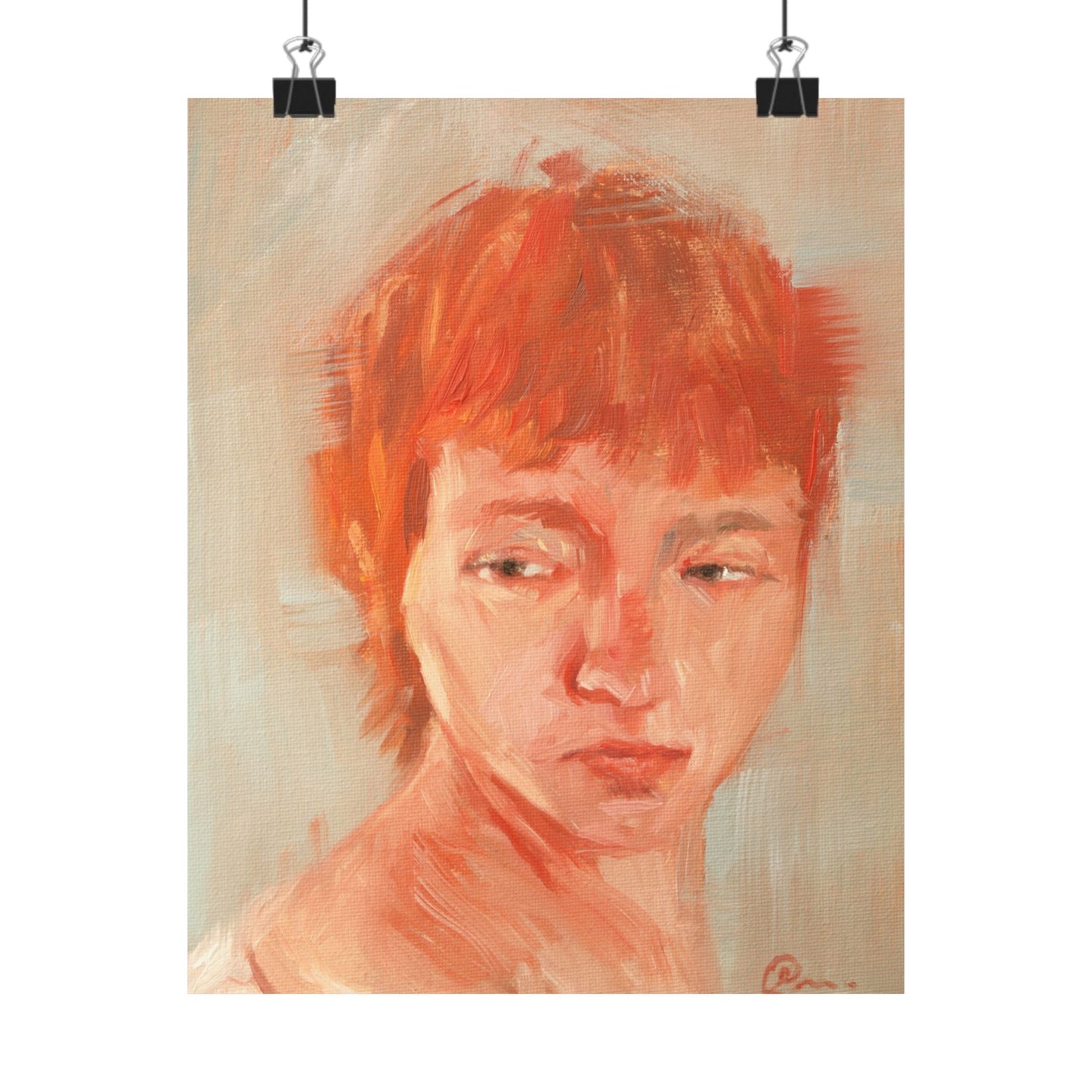 "Penelope" - Oil Portriait Print (Day 248)