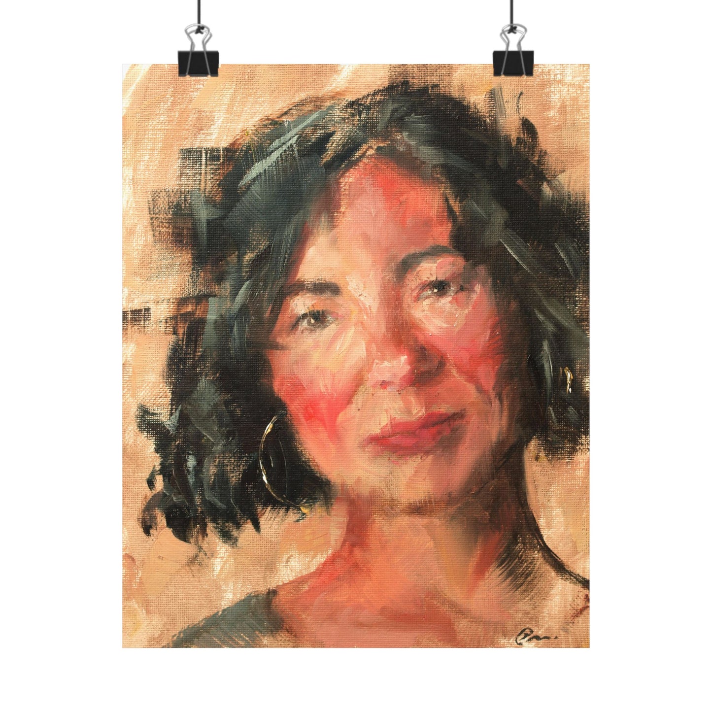 "Mirabel" - Oil Portriait Print (Day 95)