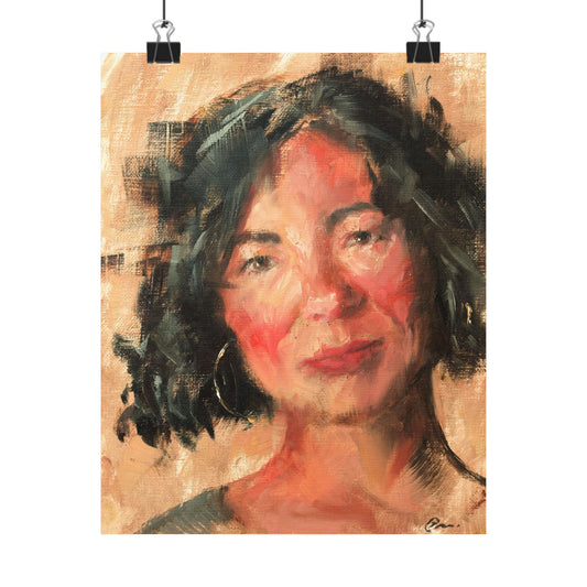 "Mirabel" - Oil Portriait Print (Day 95)