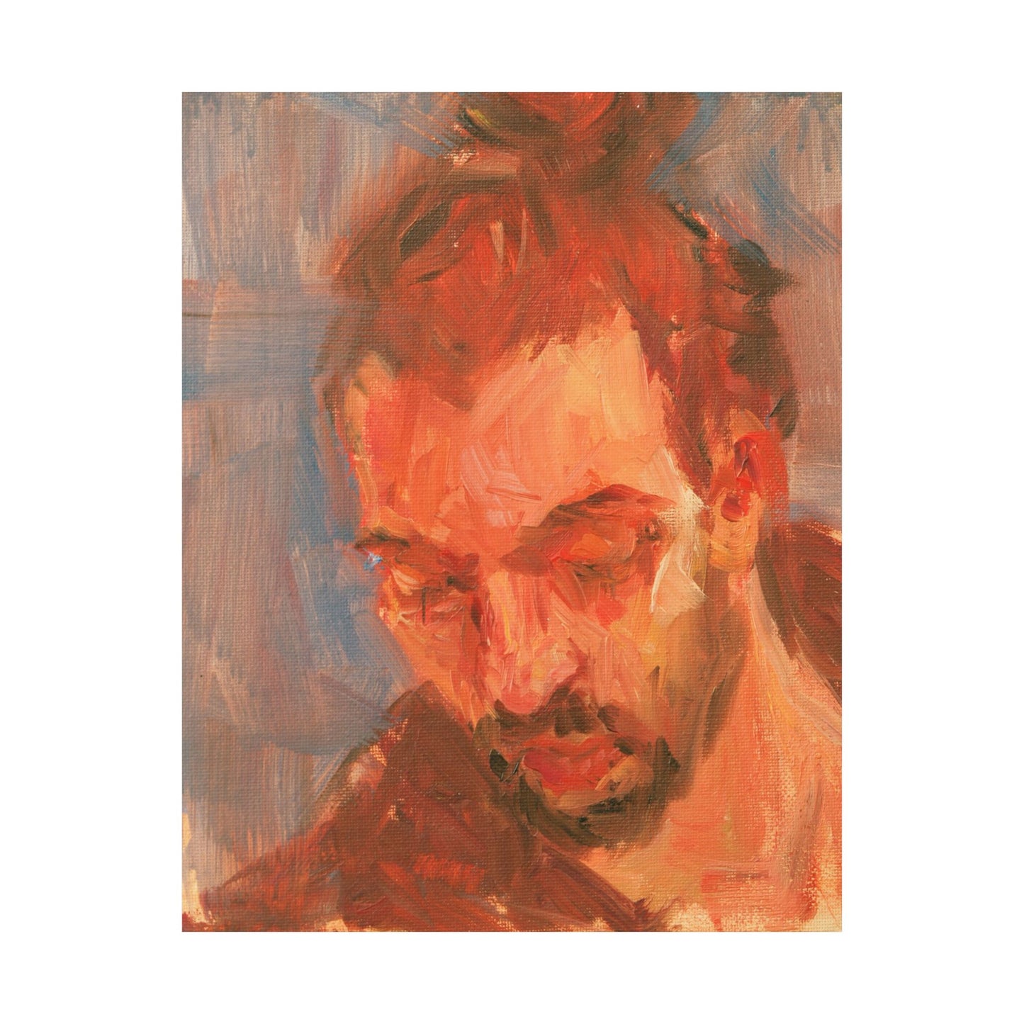 "Julio" - Oil Portriait Print (Day 259)