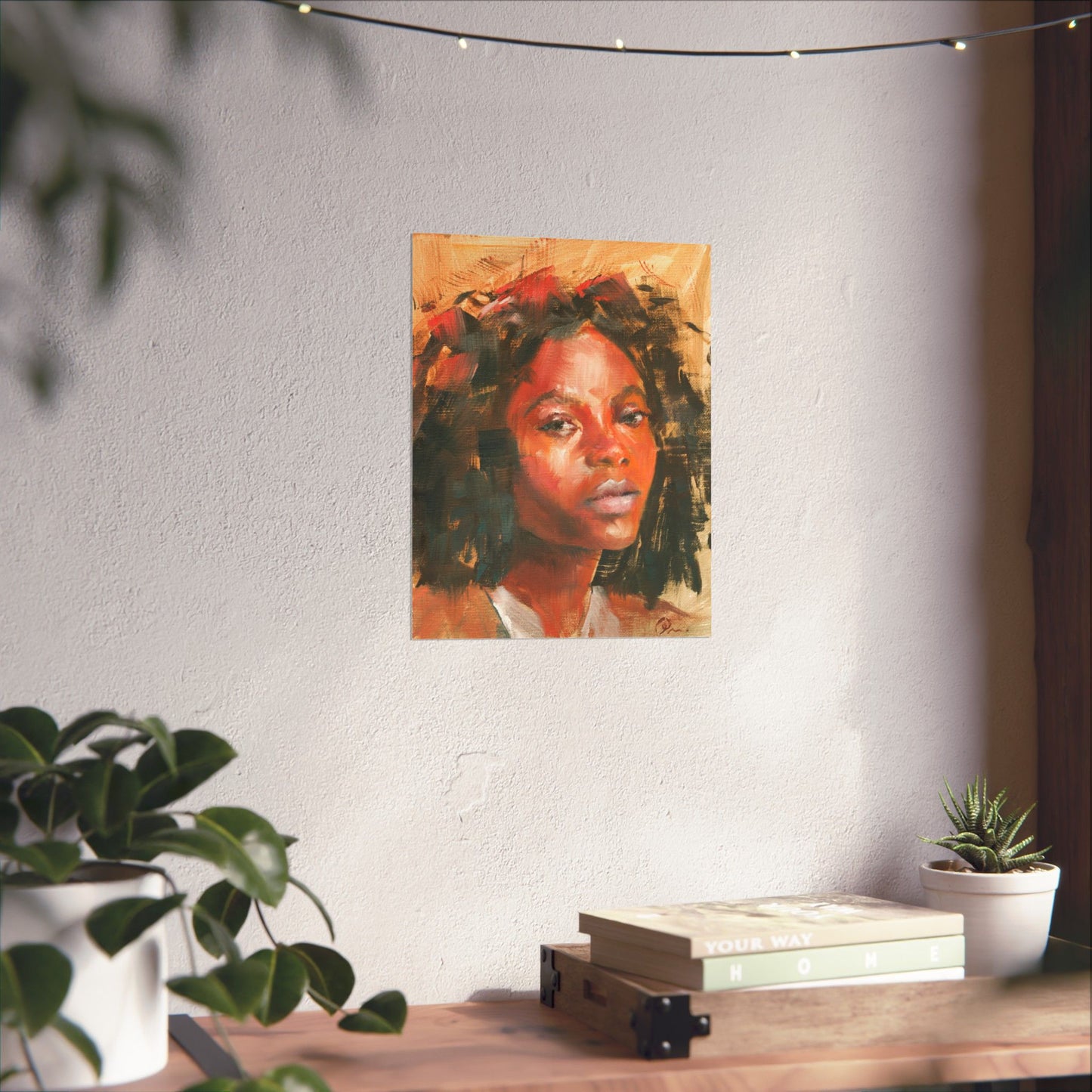 "Kaya" - Oil Portriait Print (Day 127)