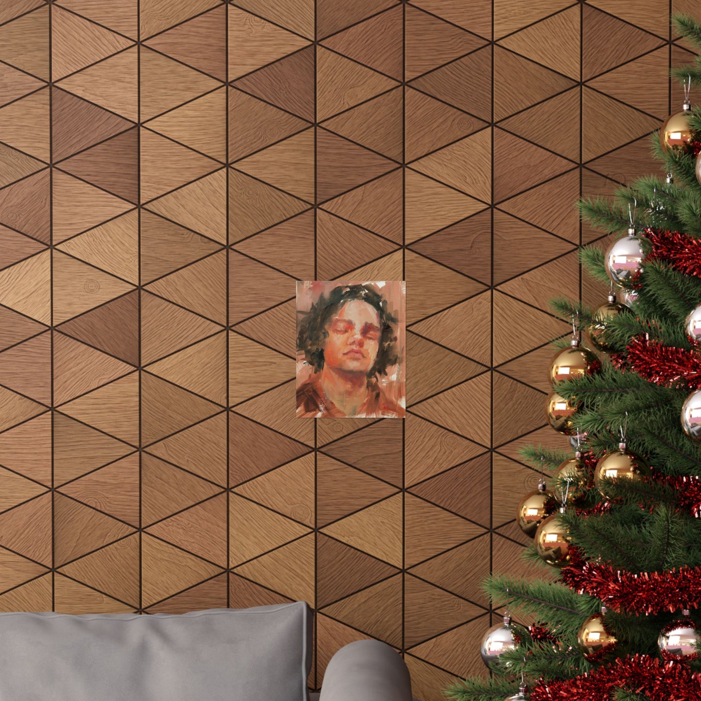 "Damien" - Oil Portriait Print (Day 135)