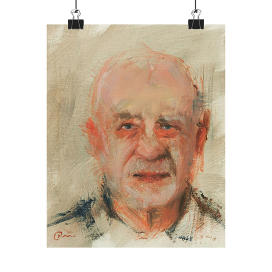 "Gustave" - Oil Portriait Print (Day 160)