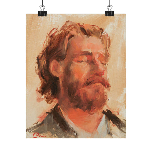 "Roland" - Oil Portriait Print (Day 157)