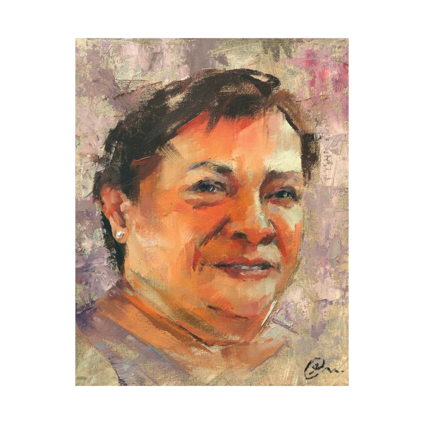 "Honoria" - Oil Portriait Print (Day 71)