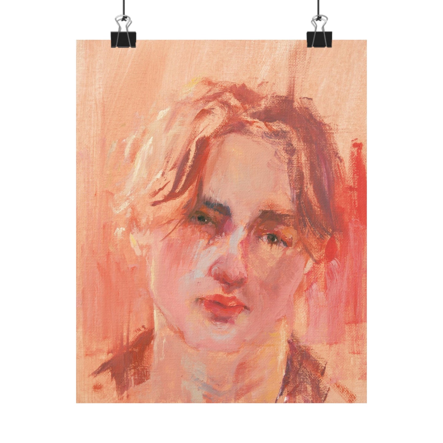 "Mateo" - Oil Portriait Print (Day 219)