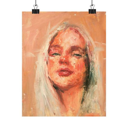 "Vanessa" - Oil Portriait Print (Day 205)