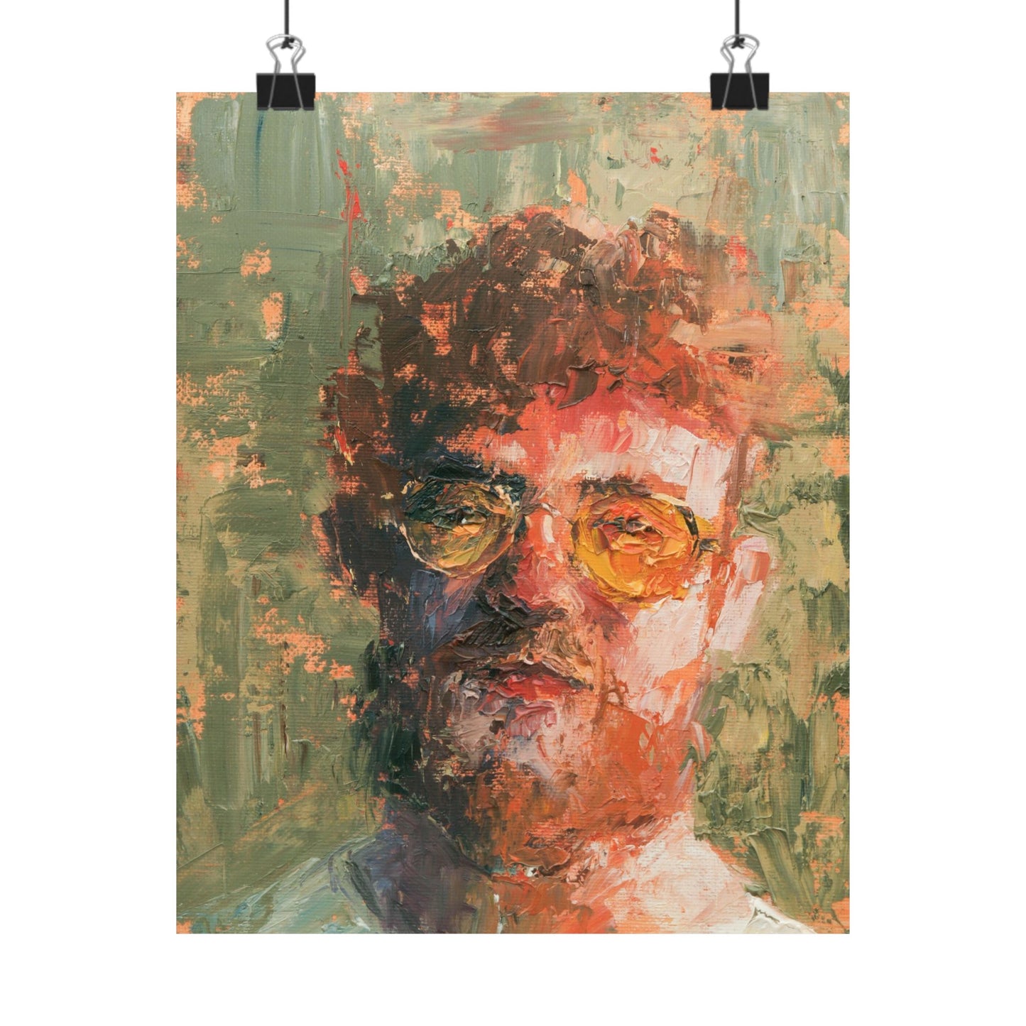 "Mark" - Oil Portriait Print (Day 191)