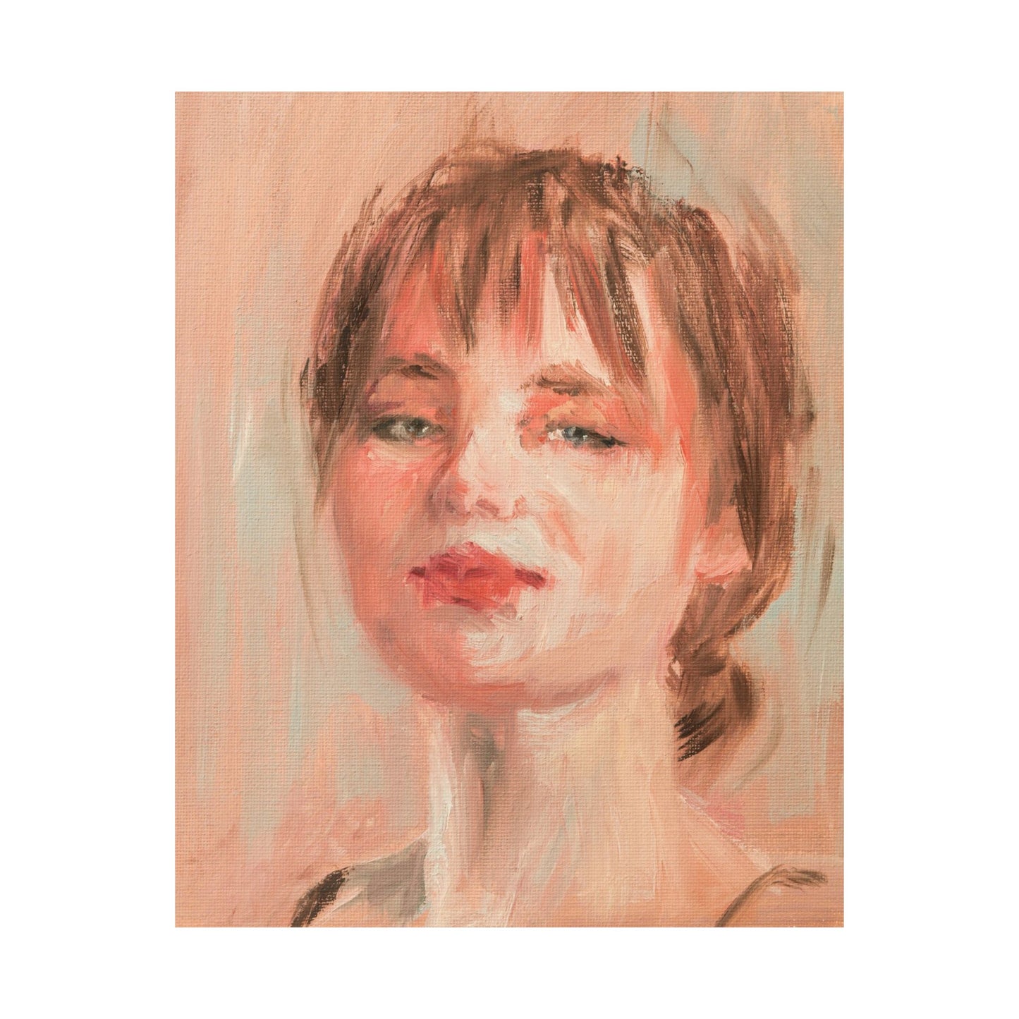 "Lisa" - Oil Portriait Print (Day 235)