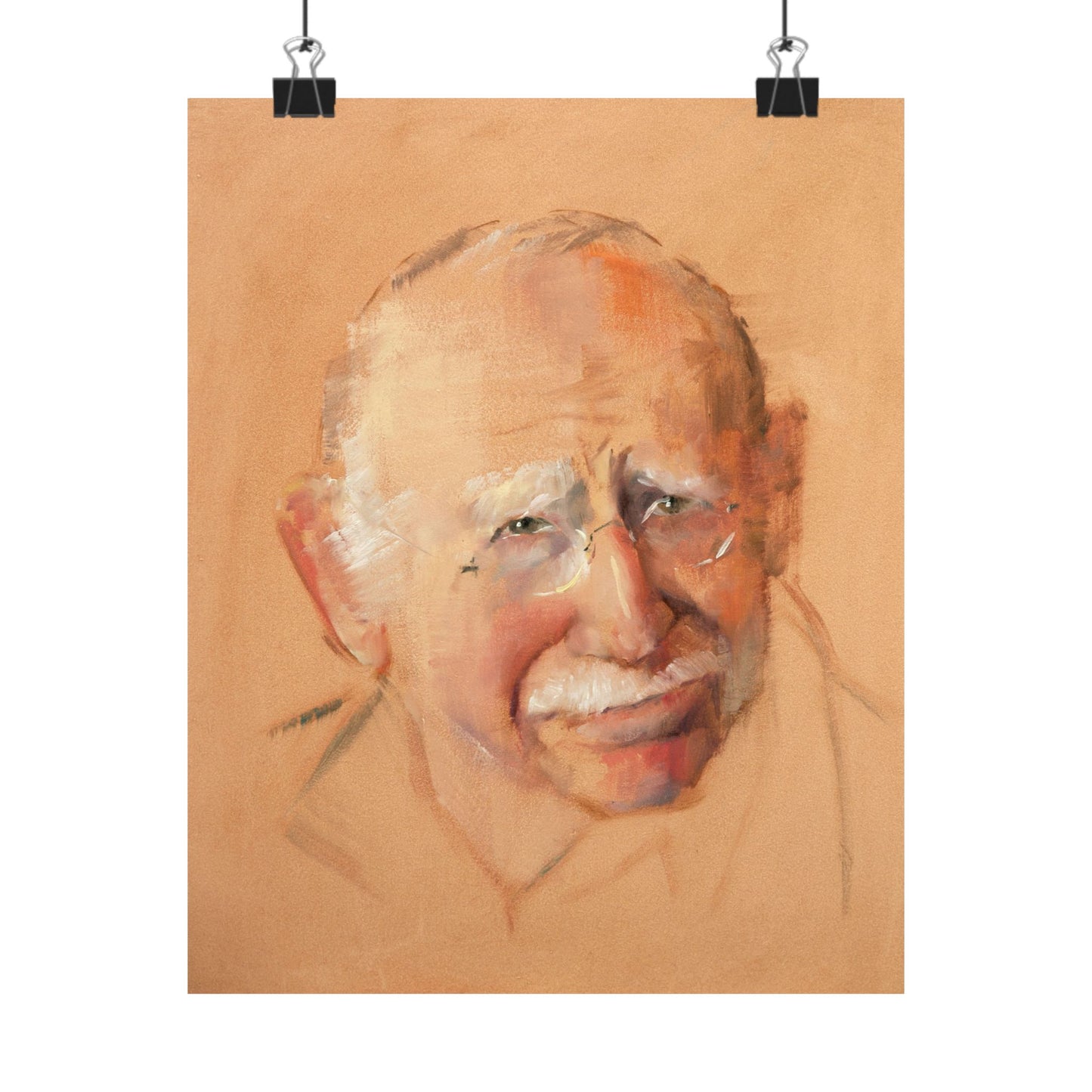 "Leopold" - Oil Portriait Print (Day 28)