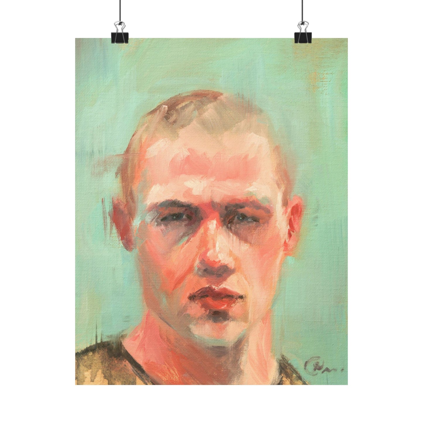 "Colin" - Oil Portriait Print (Day 230)