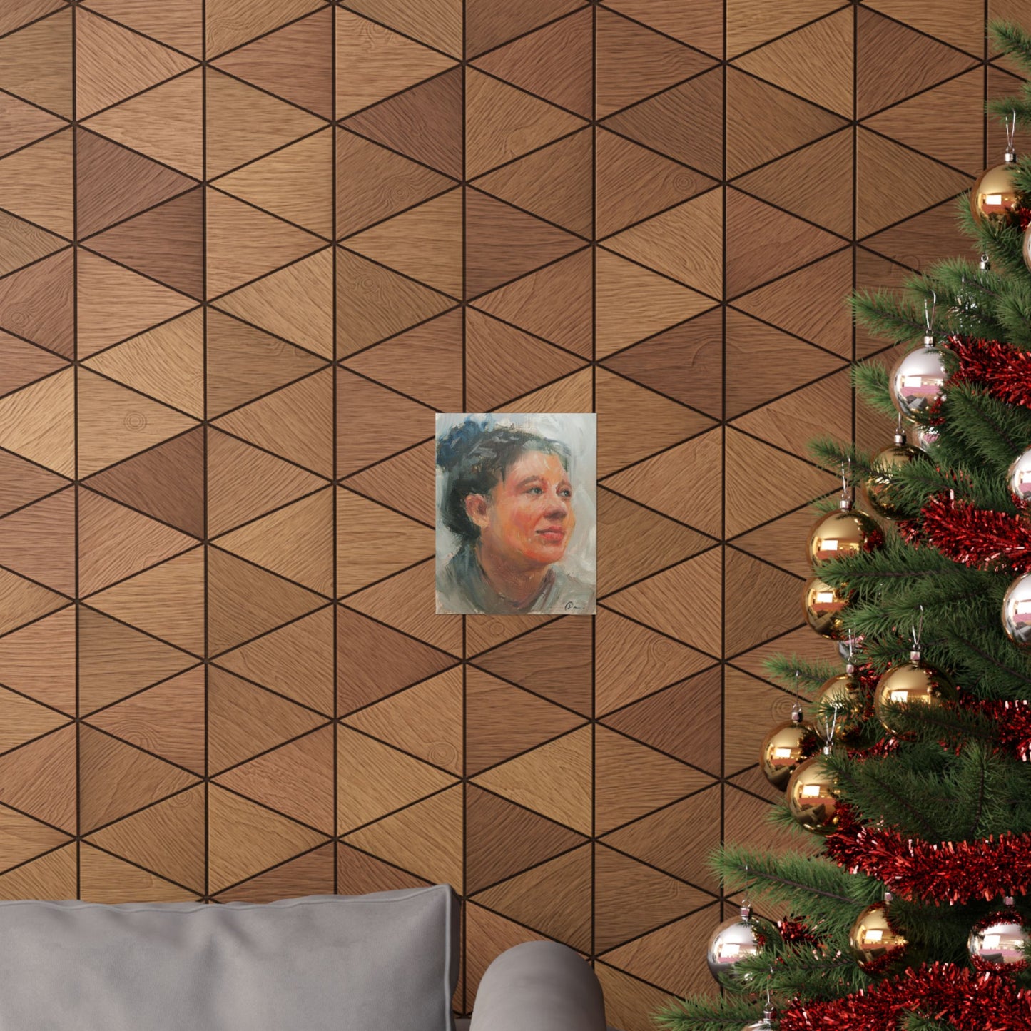 "Francesca" - Oil Portriait Print (Day 150)