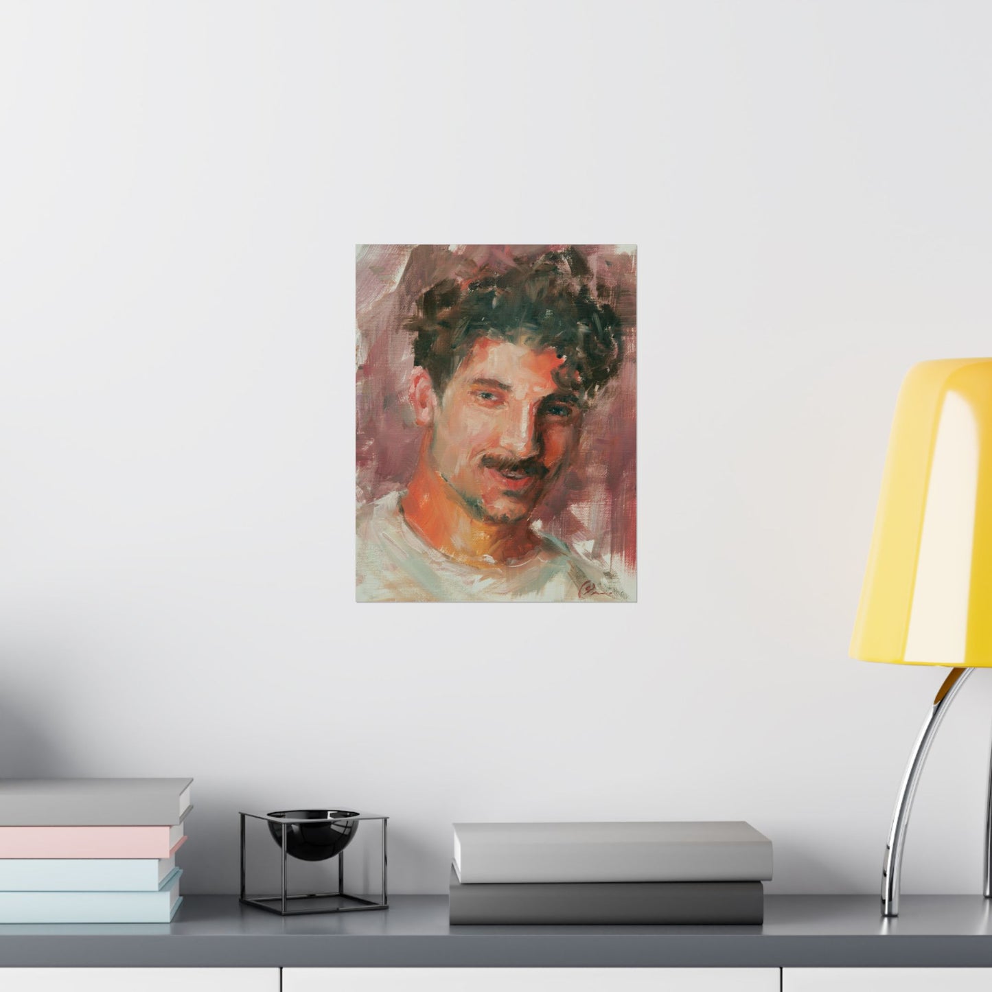 "Raphael" - Oil Portriait Print (Day 138)