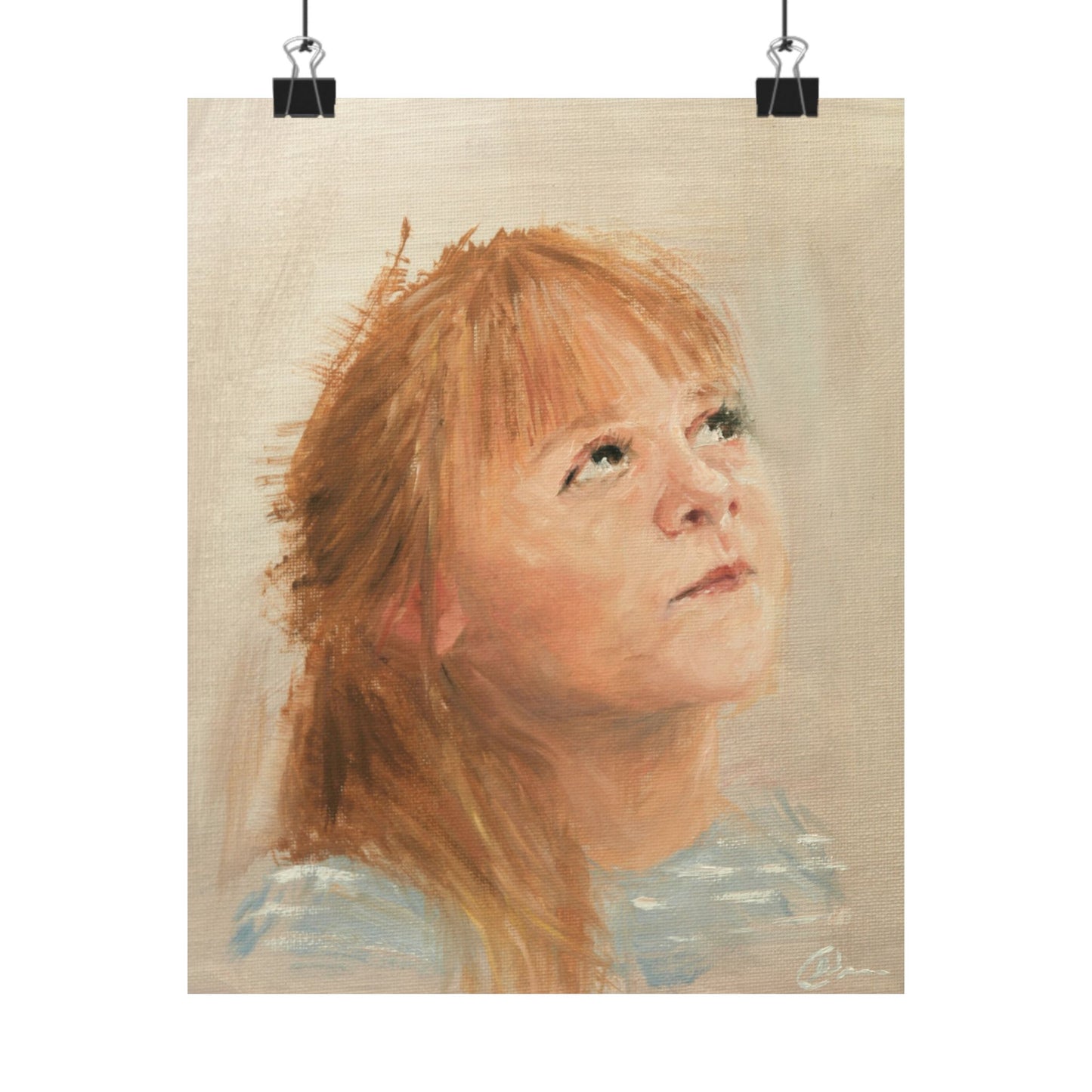 "Sophia" - Oil Portriait Print (Day 296)