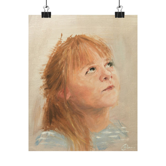 "Sophia" - Oil Portriait Print (Day 296)