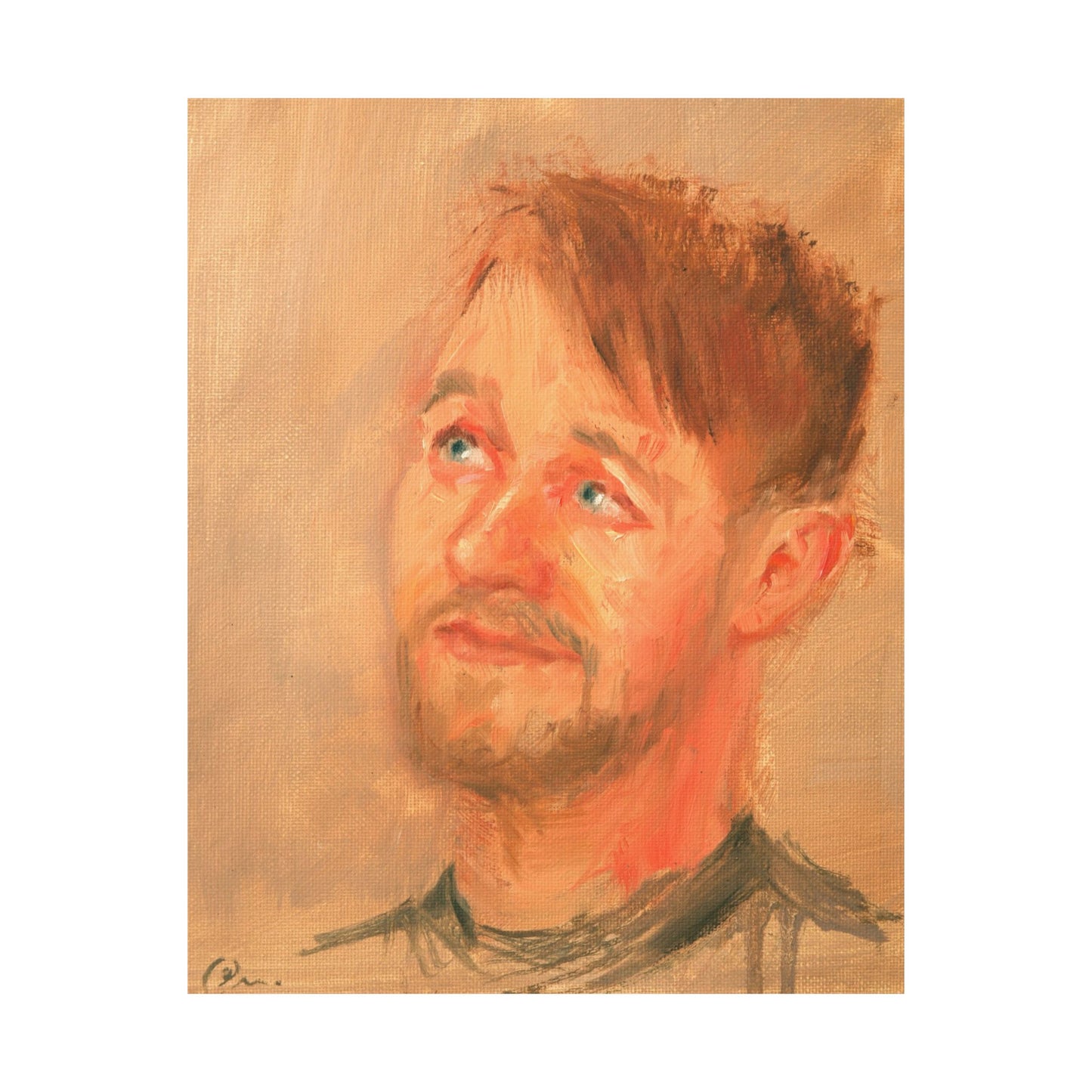 "Henrry" - Oil Portriait Print (Day 297)