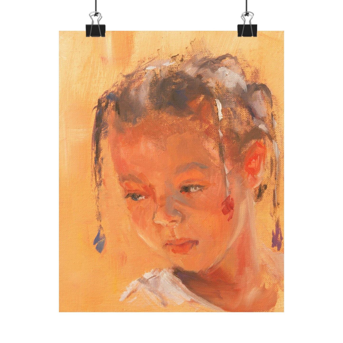 "Maya" - Oil Portriait Print (Day 258)