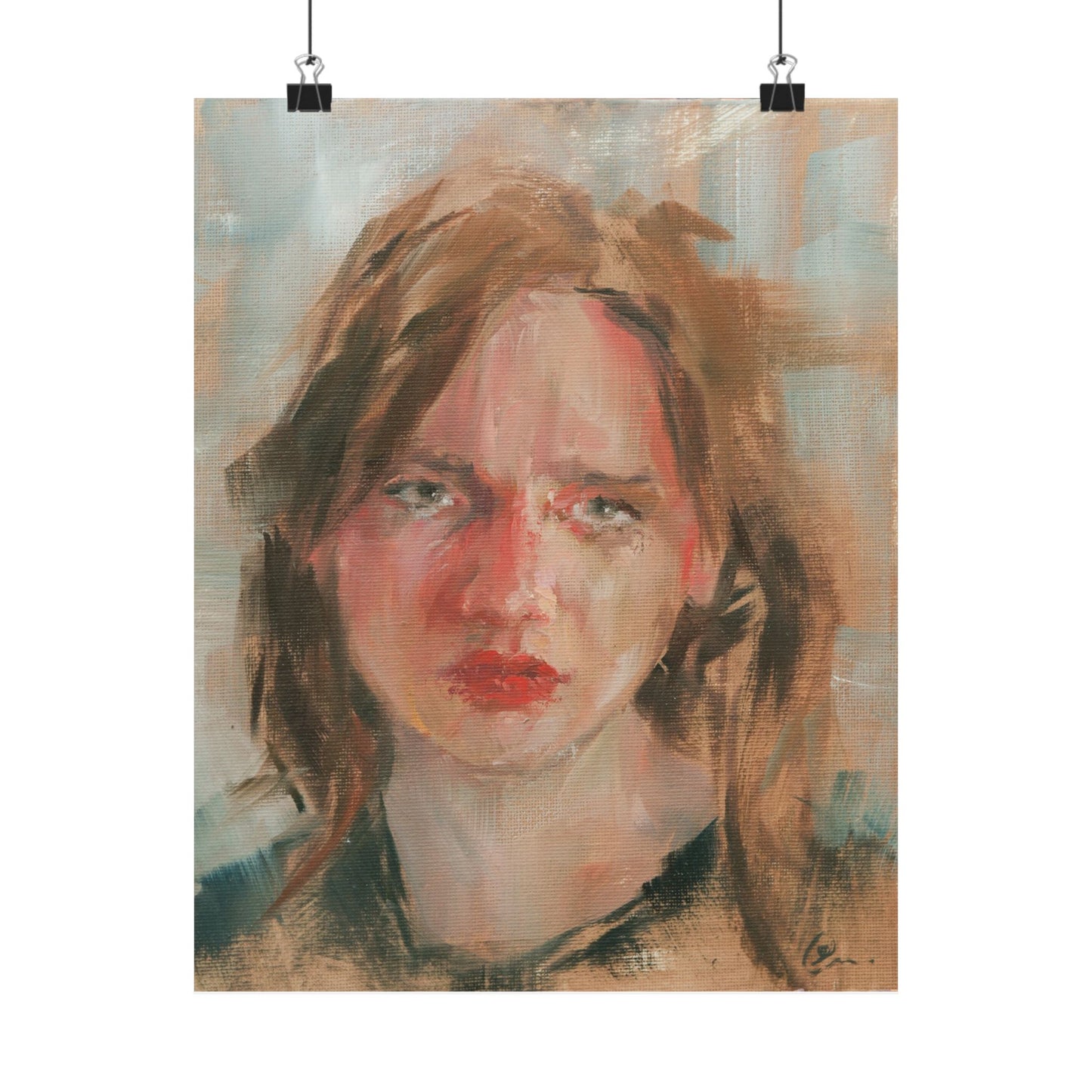 "Blythe" - Oil Portriait Print (Day 131)