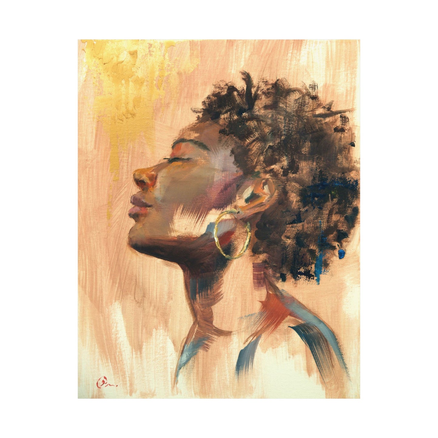 "Hope" - Oil Portriait Print (Day 61)