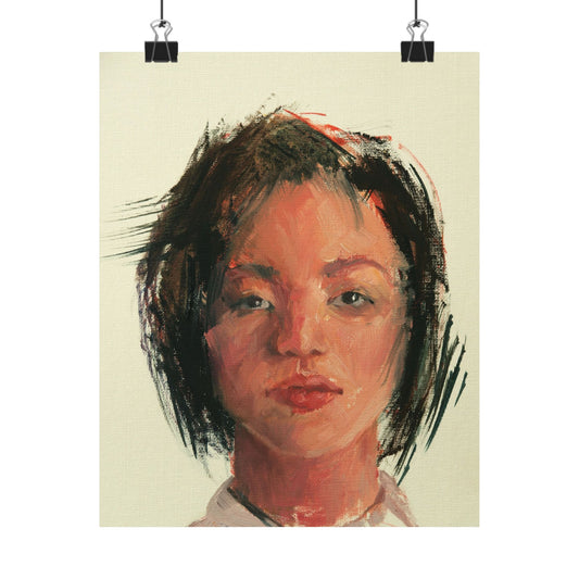 "Kate" - Oil Portriait Print (Day 277)