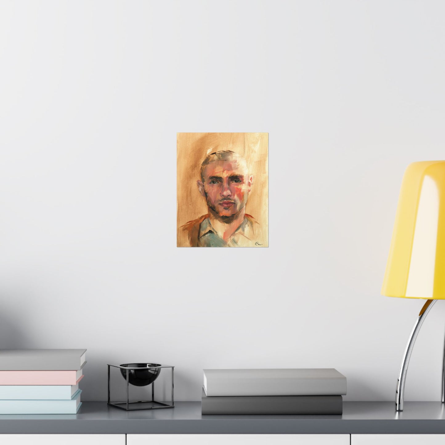 "Fouad" - Oil Portriait Print (Day 60)