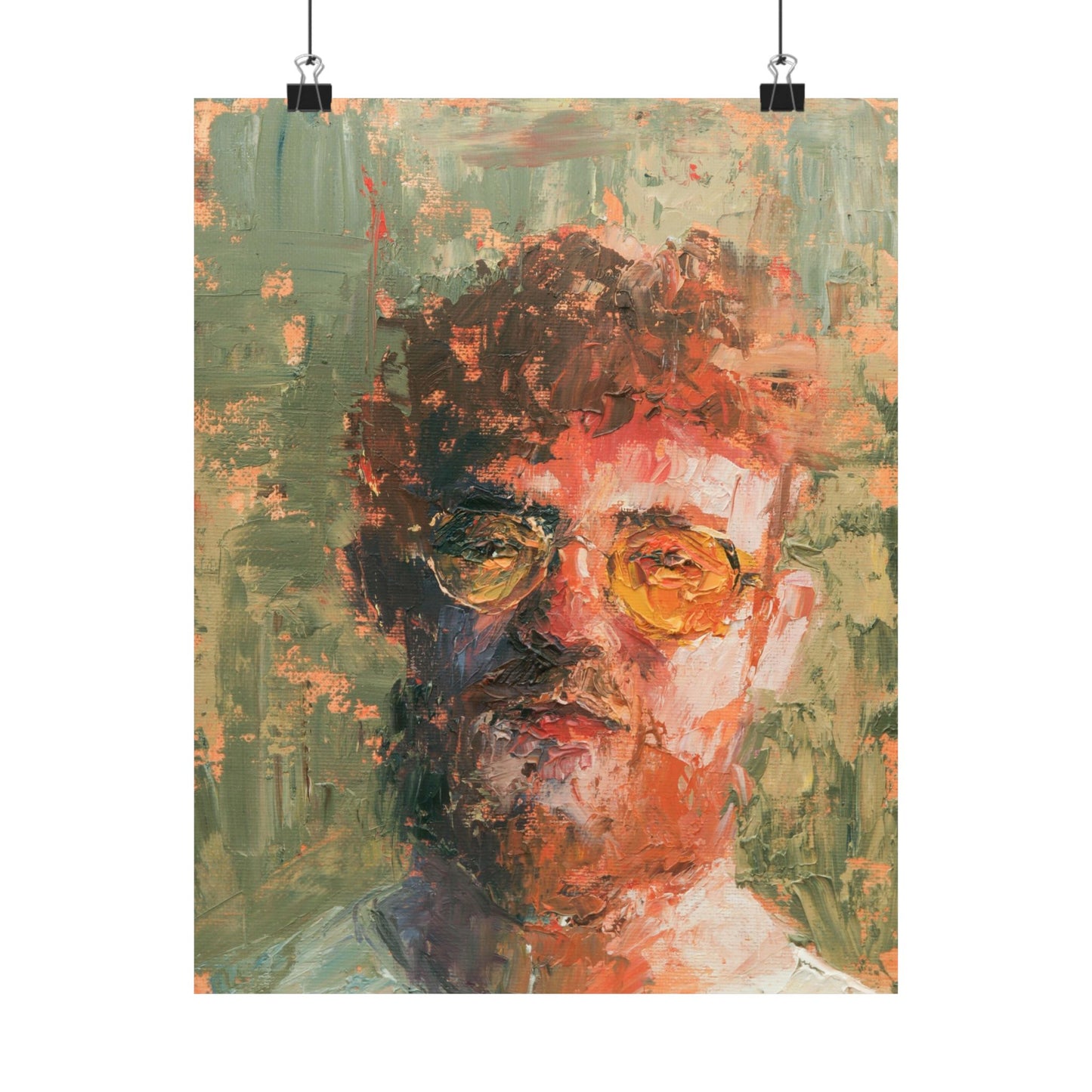 "Mark" - Oil Portriait Print (Day 191)