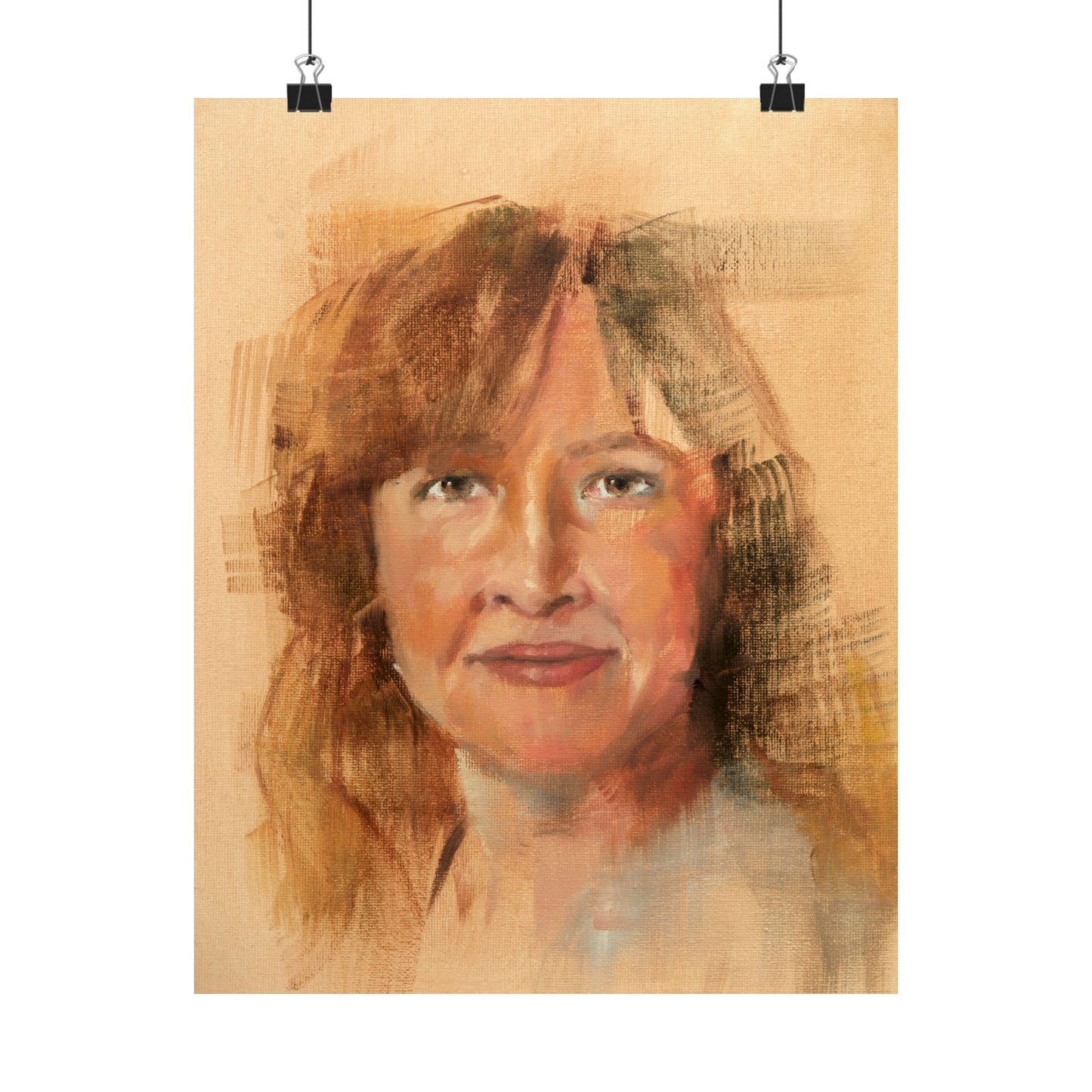 "María" - Oil Portriait Print (Day 29)